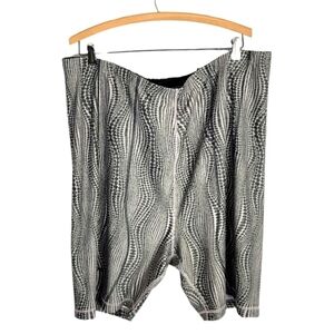 NWT Cardi B x Reebok High-Waisted Legging Shorts Green Print, size 4X